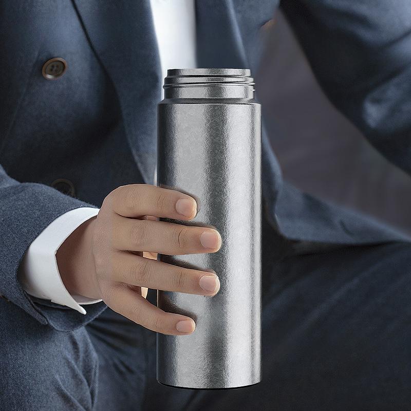 Thermos Cup Male and Female Car Business Fresh-keeping Antibacterial Double-layer Titanium Health Water Cup