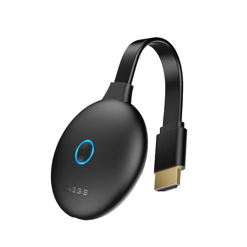 Hagibis HDMI-kompatibler Dongle TV-Stick Drahtloser Wifi Miracast Adapter 4K 1080P Display-Empfänger für Youtube iOS Android