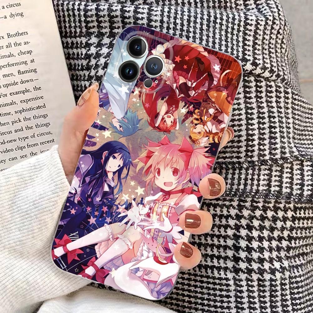 Puella Magi Madoka Magica Phone Case For IPhone 16 15 14 13 12 Mini 11 Pro XS Max X XR SE 6 7 8 Plus Soft Silicone Cover