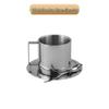 280ml stainless steel with carrying rope