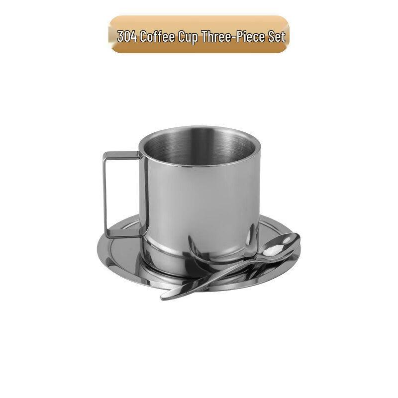 

Shangqi 280ml Double-Layer Insulated Stainless Steel Coffee Cup Set