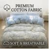 Four-piece Cotton Bed Sheet and Pillowcase Set with Lace Trim