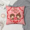 Cartoon M-M-Monchhichis Anime Pillow Case Square Double-Sided Printing Sofa Cushion Cover Pillowcase Bedroom Bedside