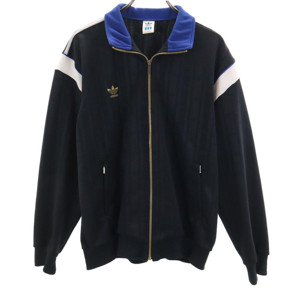 

adidas 80-е винтажная олимпийка O черный Descente джерси Мужская Б/У