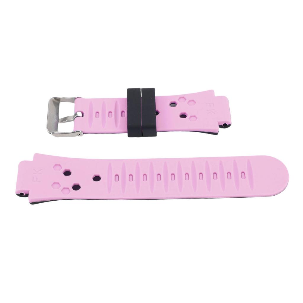 Bracelet Montre Enfant Résistant à la Pluie Design Ergonomique Antidérapant 15mm Bracelet de Rechange pour Montre Intelligente Enfant Rose