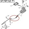 2400KY For for Citroen C5 Gear shift control lever pull rod transmission cable gear shift cable