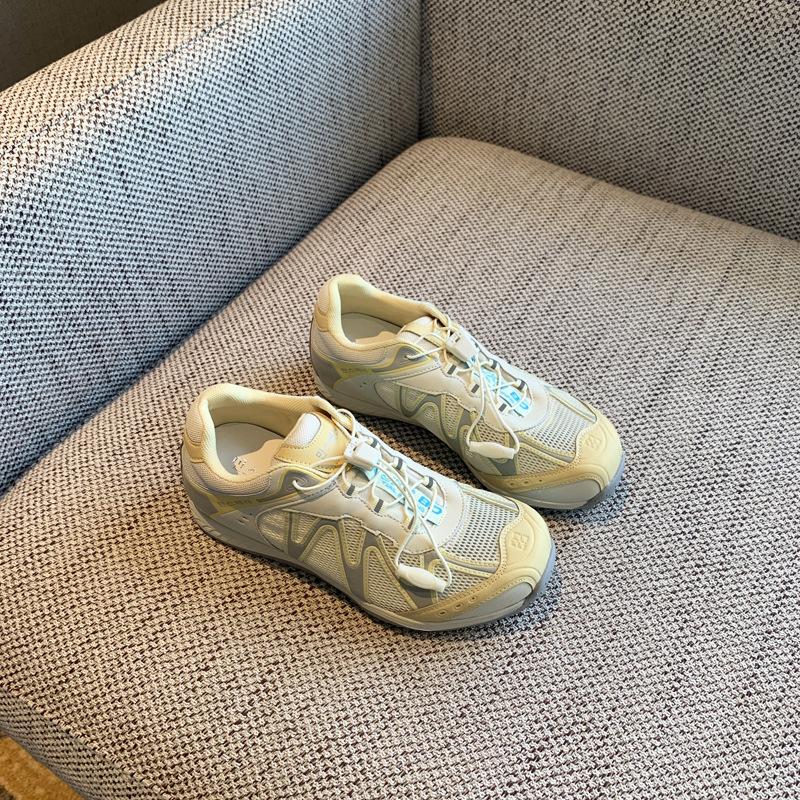 

Ballet training shoes women s 2025 new mesh breathable retro casual sports shoes women s versatile Forrest Gump shoes 35 жёлтый