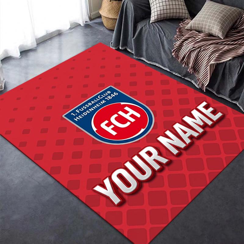 Custom Name Fc Heidenheim Carpet Rug For Living Room Bedroom Home Sofa Decorationkids Play Nonslip Floor Mat