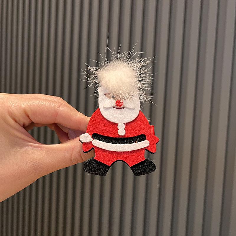Mori Style Cartoon Santa Hair Clip for Children & Parent-Child Photography
