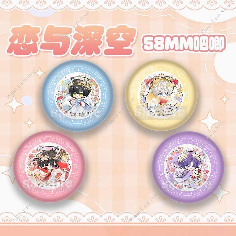 Hot Game Love and Deepspace Sylus Xavier Zayne Rafayel Caleb Anime Cartoon Badge Brooch Costumes Backpack Accessories Prop Gifts