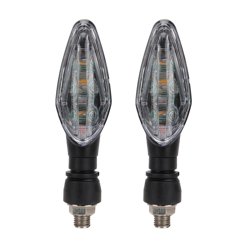 Universal Motorcycle Turn Signal Light 12V LED Indicator Lamp Front Rear Dual Use Blinker for Street Bike Off-Road Scooter