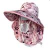 Face Neck  Omnibearing Picking Tea Hat Breathable Mesh Sunscreen Hat Creative Women Sun Hat  Riding