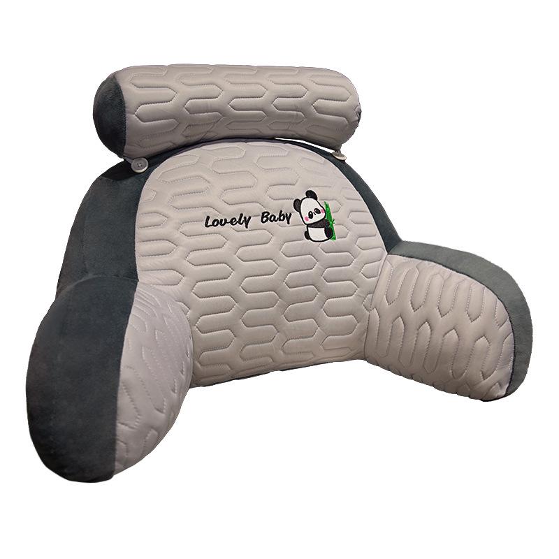 Ice Silk Headboard Cushion: Soft Backrest and Lumbar Support Pillow for Bed and Sofa