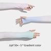 1pair UPF 50+ Arm Covers UV Protection Compression Sleeve Portable Cooling Arm Sleeves  Cycling
