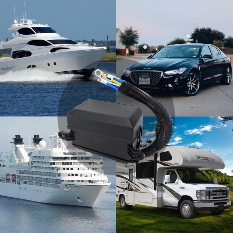 Sturdy Plastic 12V Relays Fuses Box Block with 6 Slots Convenient for Cleaning Wiring in Vehicles Daily Casual Use