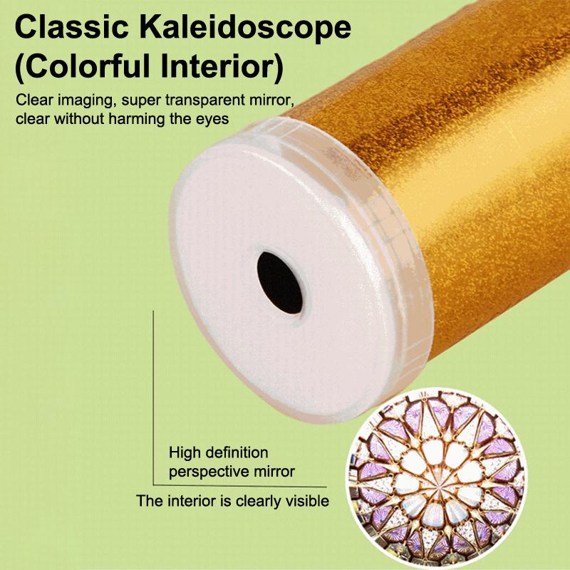 Kit de Caleidoscopio Giratorio DIY Divertido Juguete de Caleidoscopio Clásico Experimento Científico Juguetes Educativos DIY Para Niños Regalos