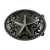 Western Belt Buckle Five-Pointed Star Belt Buckle Belt Accessories  Christmas Gift for Men Women