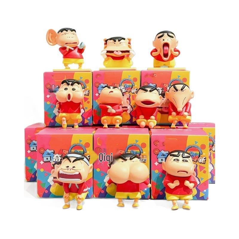 Crayon Shin-chan Blind Box Figure: Trendy Desk Ornament & Birthday Gift