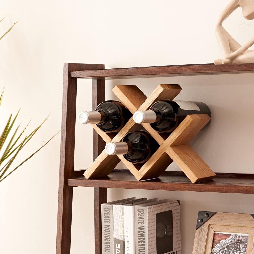 Dollhouse Accessories Miniature Wooden Wine Bottle Holder Mini Showcase Model Toy For Doll House Decoration