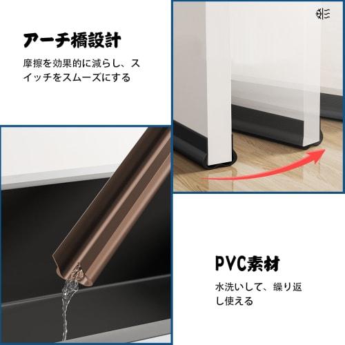 Syntelusa Door Bottom Gap Tape, Fills Gaps Under Doors, Soundproofing Tape, Draft Prevention Tape, Prevents Drafts, Reduces Noise, Soundproofs, Insect