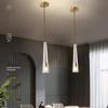 Nordic Minimalist Crystal Chandelier for Restaurants, Clothing Stores, Bars, and Dining Areas.