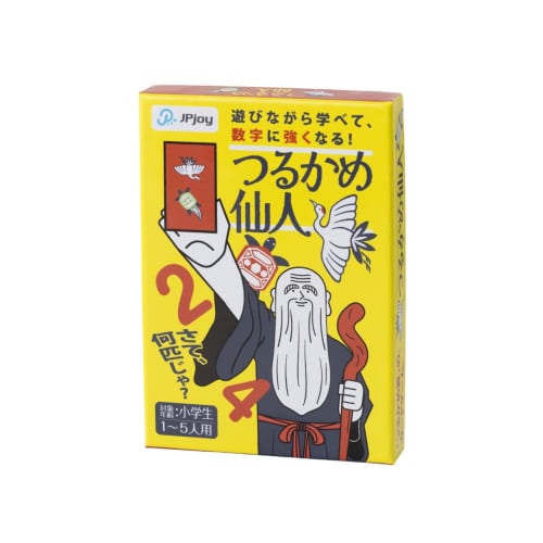 

[Станьте хороши в математике, развлекаясь!] «Цурукамэ Сэннин» — это карточная игра, в которую могут вместе играть дети и взрослые. Отлично подходит для учеников начальной школы