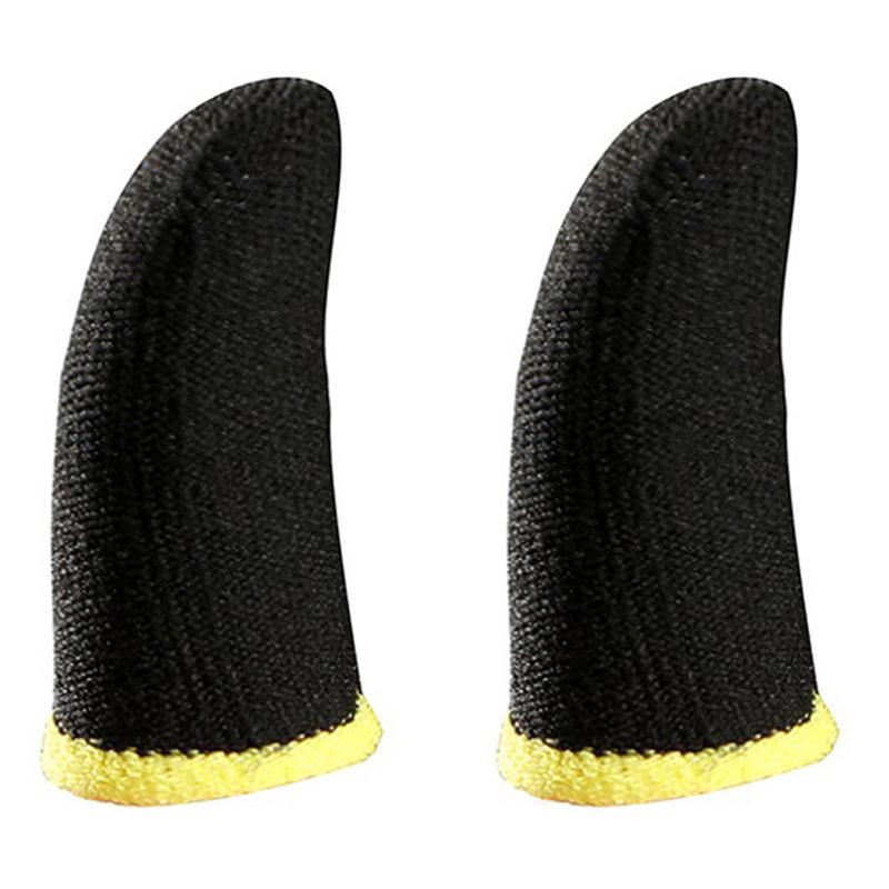 1 Pair  Mobile Game Sweat-Proof Fingers Gloves Touch Screen Thumbs Finger Sleeve