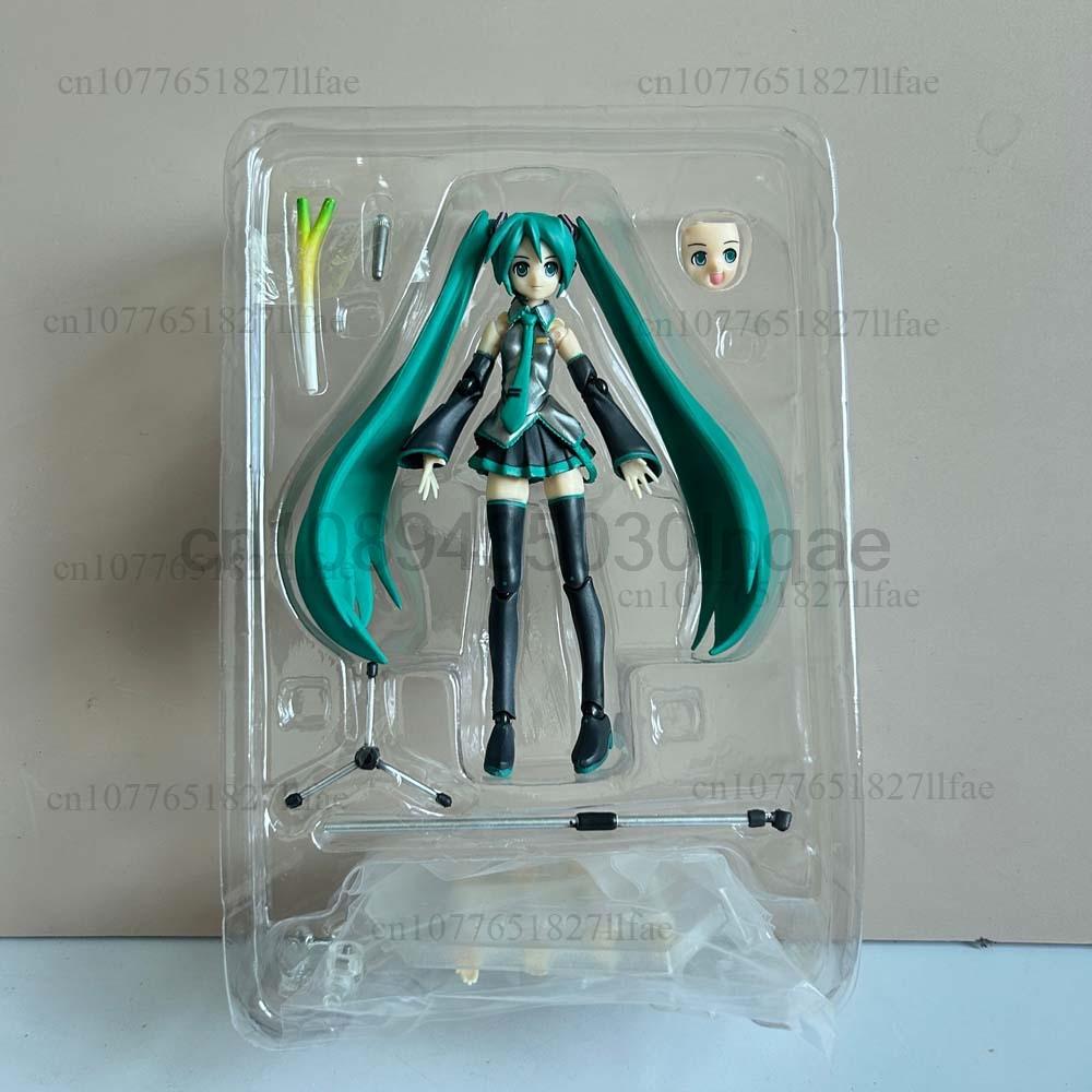 Hatsune Miku Figma 014 Joint Movable Face Change Boxed Doll 14cm PVC Action Figure Model Toy Joint Movable Doll Bookshelf Decor