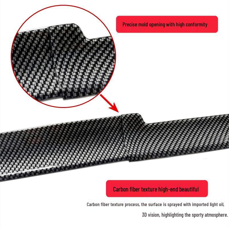 Universal Punch-Free Carbon Fiber Car Spoiler Wing