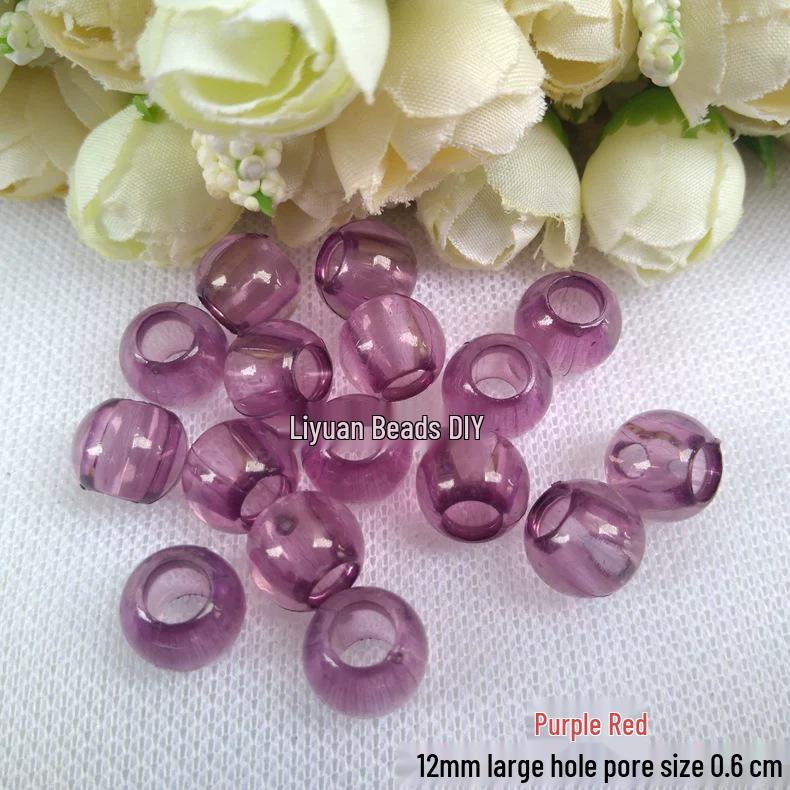 10MM Transparent Acrylic Round Beads for DIY Beaded Bag & Curtain Divider Accessories