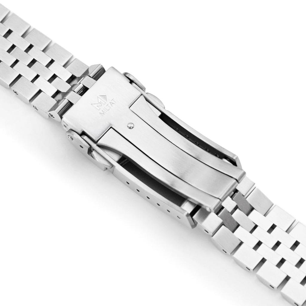 20mm Metal Watch Band Stainless Steel Jubilee 2 Bracelet for Seiko Prospex Speedtimer Solar Chronograph V-Clasp