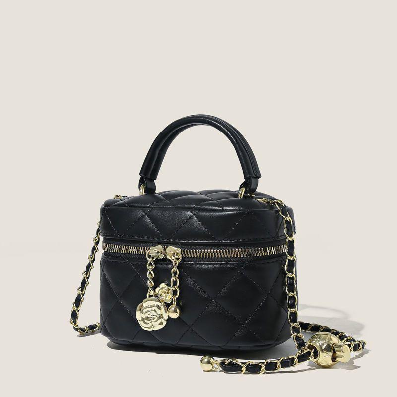 Сумка Женская нишевая сумка через плечо Высококачественная цепочка Ромбовидная сумка Модная сумка-мессенджер ведро