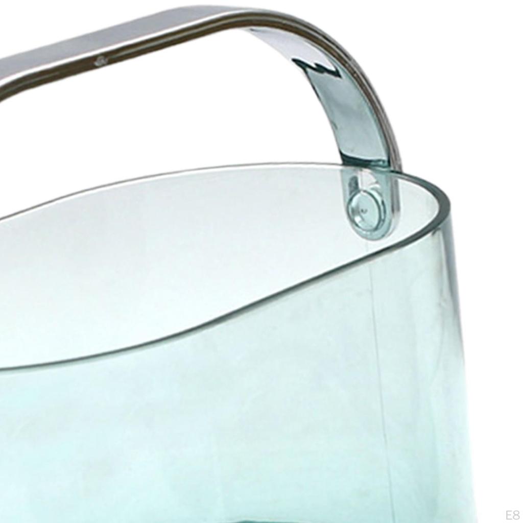 2.5L Ice Cube Container, Acrylic Champagne Wine Bucket, Beverage Chilling Tub, Bucket for Hotel
