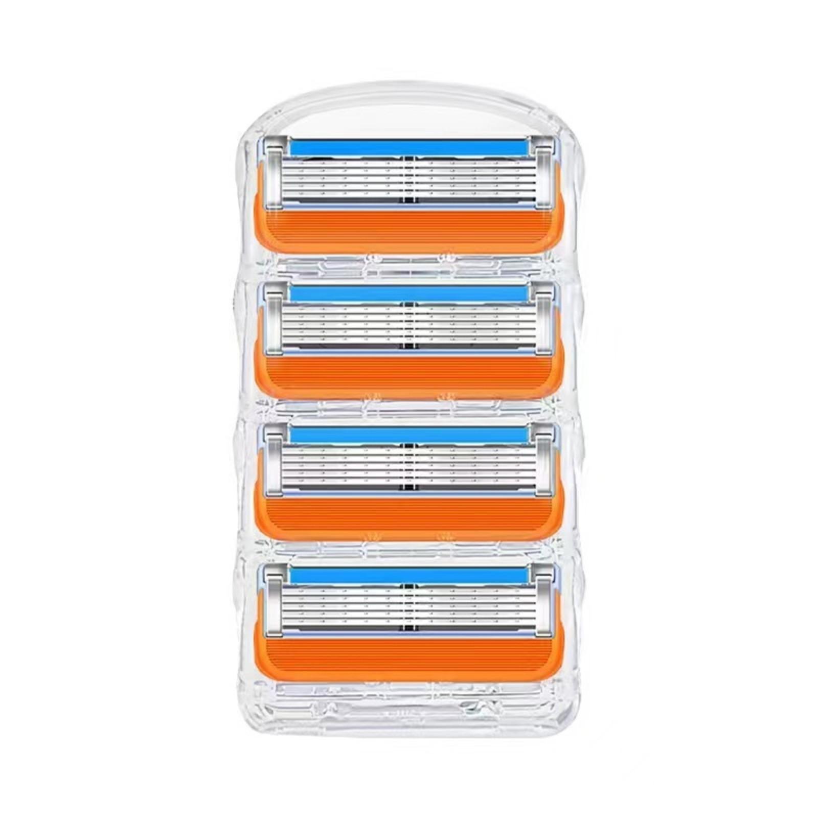 

Замена оранжевых лезвий подходит для мужского бритья One Size