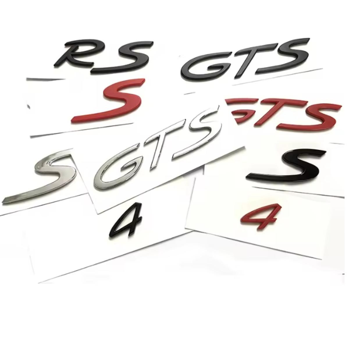 3D ABS Letters Logo Car Trunk Rear Emblem Badge Sticker Decal 4