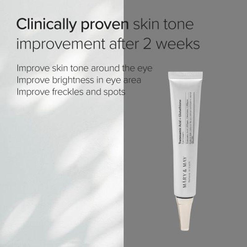 Mary&May Tranexamic Acid+ Glutathione Eye Cream 30ml