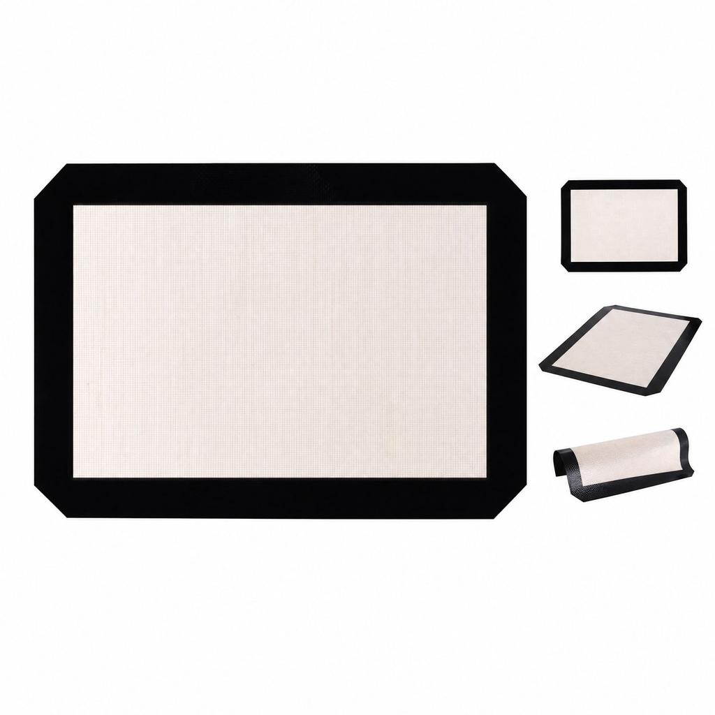 Oven with Silicone, Non-Stick Reusable Baking Liner for Oven and Toaster Oven, Plain Design