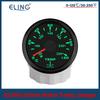 ELING 52mm Water Temp Meter Signal 0-120℃/30-250℉ Temperature Gauge with 7 Colors Backlight for Boat Car Motorcycle 9-32V