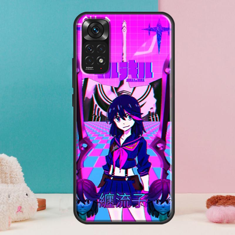 Vaporwave Glitch Anime Case For Xiaomi Redmi Note 14 12 11 9 10 13 Pro 9S 10S 11S 12S Redmi 13C 10C 12C 14C Cover
