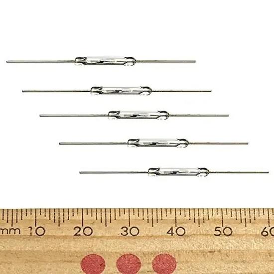 10-1000pcs N/O Reed Switch Magnetic Switch 2 * 14mm Normally Open Magnetic Induction Switch For Arduino