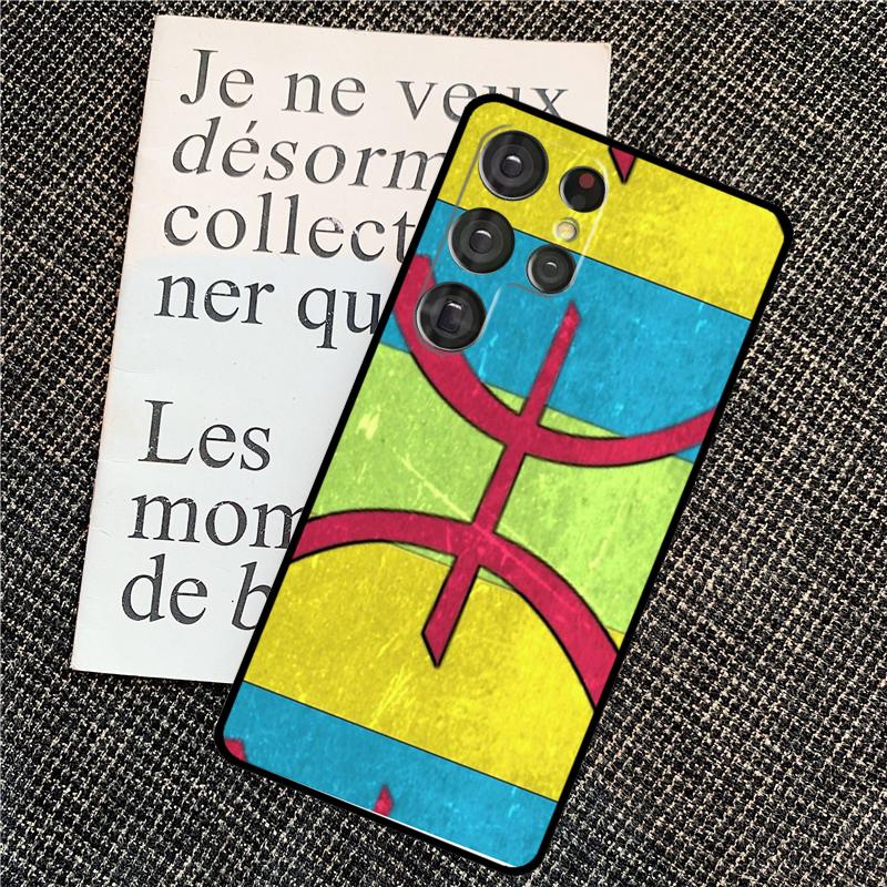 

Amazigh Symbol Berber Academy Case For Samsung Galaxy S25 S24 Ultra S20 S21 S22 S23 Ultra S9 S10 Plus S25 FE Back Cover Galaxy S20
