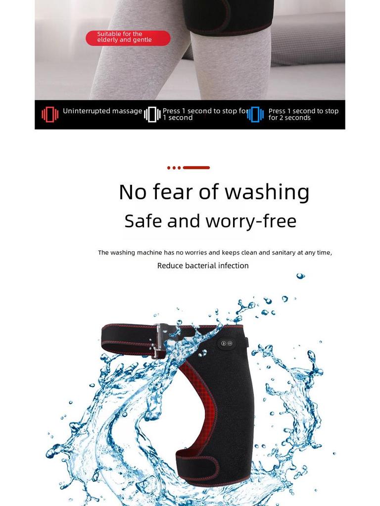 Electric Hip Rehabilitation Belt with Moxibustion and Heating Massage for Postoperative Therapy