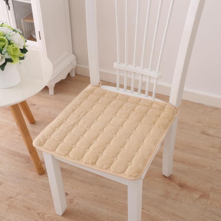 Thick Cotton Chair Cushion Comfortable Sitting Buttocks Chair Cushion Non-slip Seat Pad Super Soft Cushion for Home Office Decor
