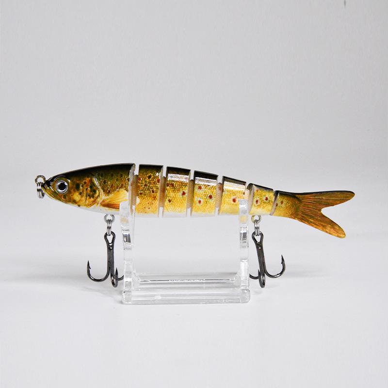 

7-Segment Bionic Loach Lure: Long-Cast, Slow-Sinking, 12cm, 15.3g Hard Bait 12cm 15.3g #6