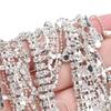 Rhinestone Tassel Chain Fringe Bridal Applique Trim   Clothing Bag Decoration