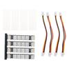 4 Pieces RGB Arm LED Lights 2812 Programmable Arm Light Strips for RC FPV Drone Night Flights and Performances