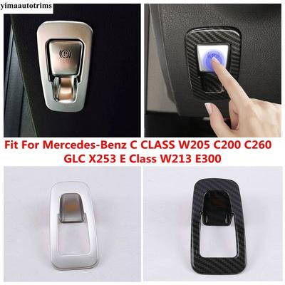 Electronic Hand Brake Parking Button Switch Panel Cover Trim For Mercedes-Benz C CLASS W205 C200 C260 GLC X253 E Class W213 E300