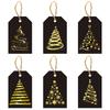 New Year Party Hanging Tags with Rope, Decorative Labels and Cards for Gift Wrapping