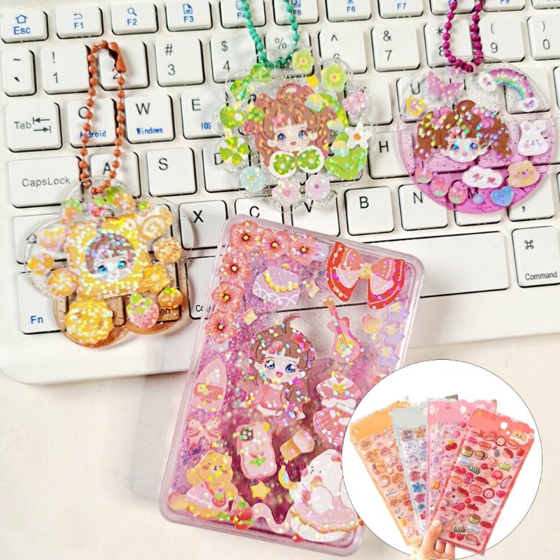 3D Puffer Sticker,Embossed Bubble Sticker Removable Funny Decorative Sticker for Crafts Scrapbooking Bullets Journal