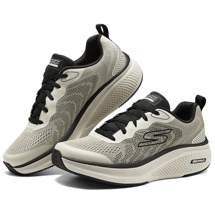 Skechers GO RUN Elevate 2.0 Comfortable Breathable Low top Running Shoes Men's Gray Black 220848-TPBK
